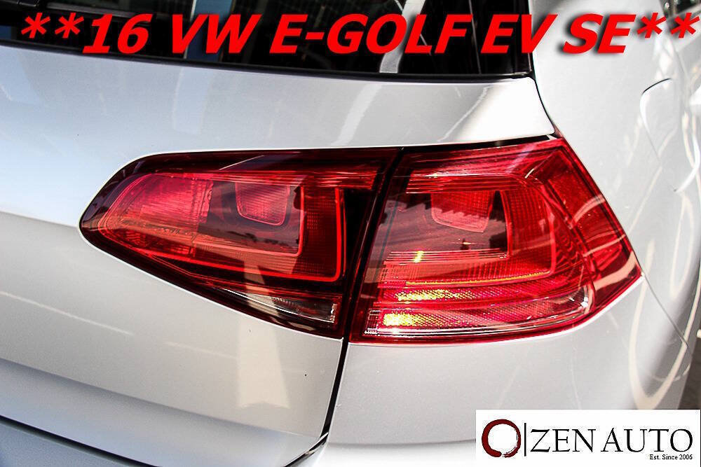 Used 2016 Volkswagen e-Golf SE FWD image 41
