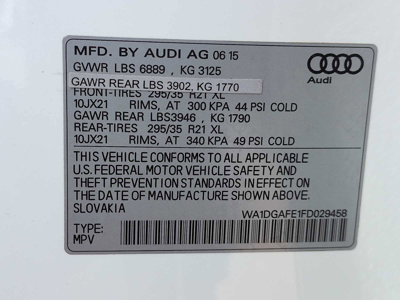 Used 2015 Audi Q7 3.0T S line Prestige w/ Sport Edition image 37