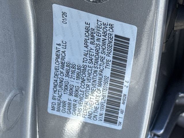 New 2026 Honda Civic Sport image 38