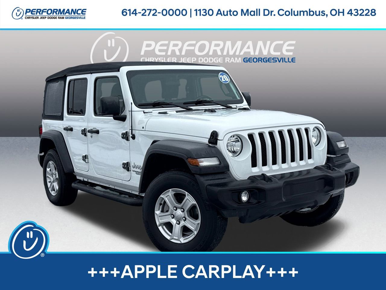 Used 2020 Jeep Wrangler Unlimited Sport S