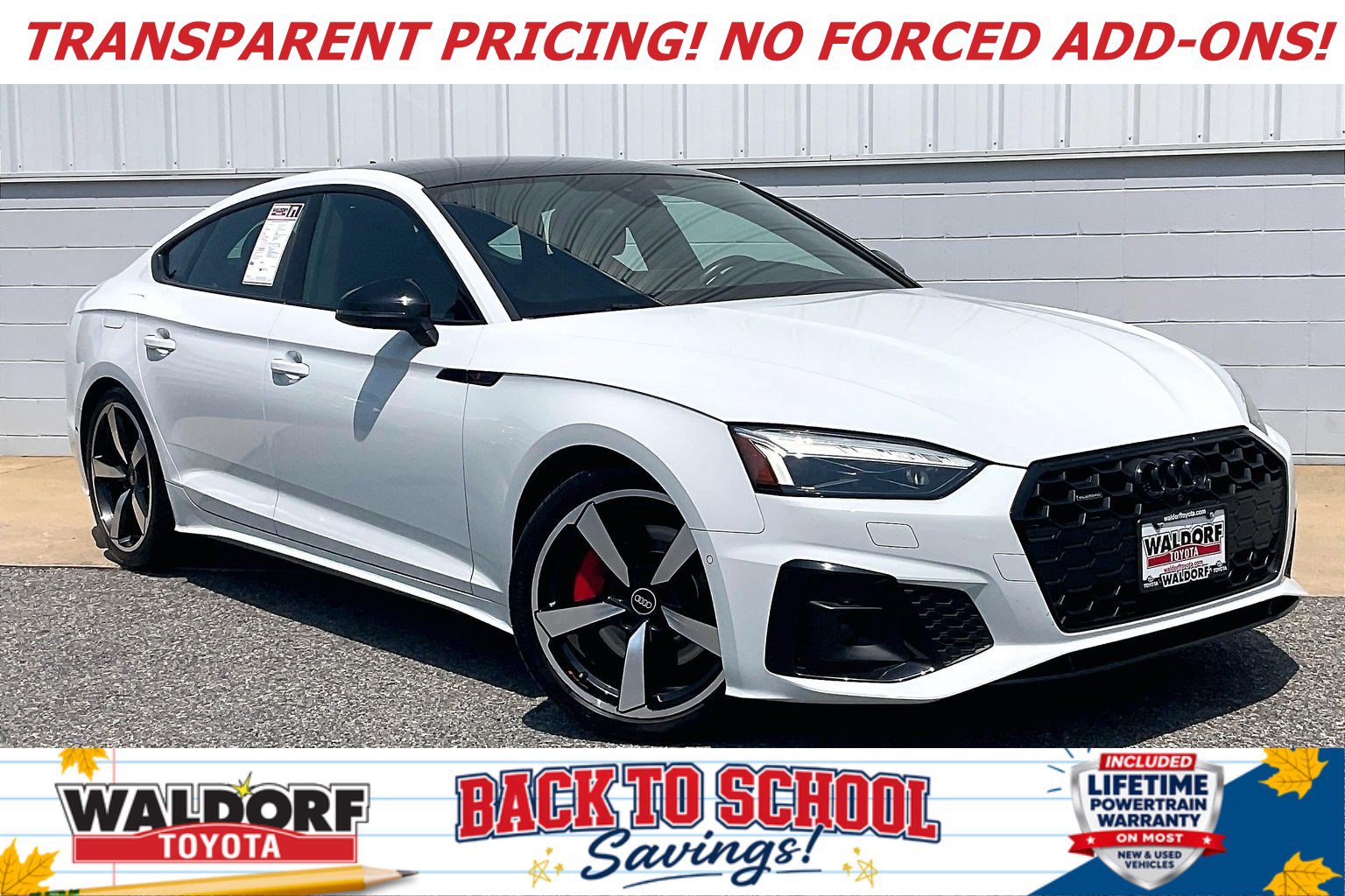 Used 2022 Audi A5 2.0T Prestige w/ Black Optic Plus Package AWD/4WD image 1
