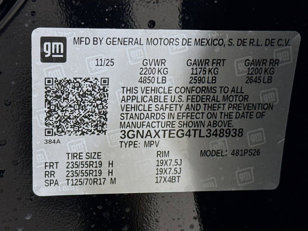 New 2026 Chevrolet Equinox RS image 31