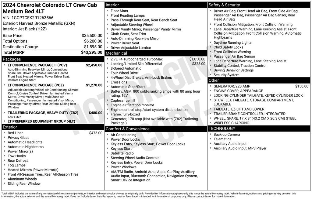 Certified 2024 Chevrolet Colorado LT w/ LT Convenience Package II image 7