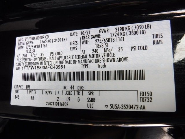 Used 2021 Ford F150 XLT w/ Equipment Group 301A Mid image 59