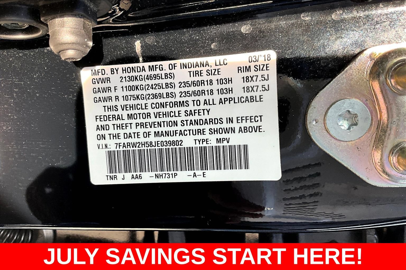 Used 2018 Honda CR-V EX image 24