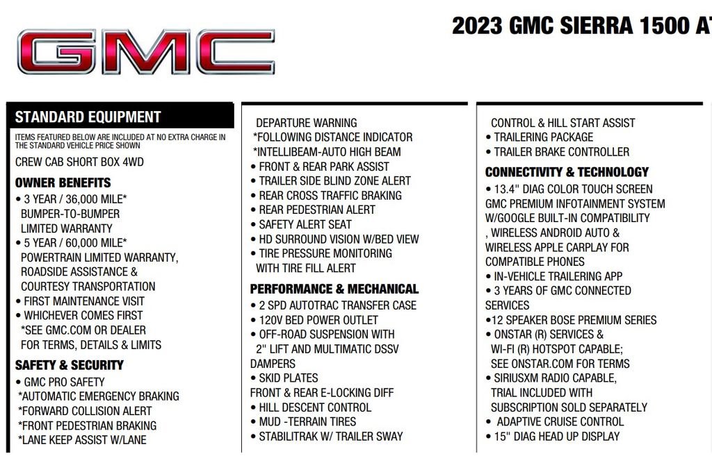 Used 2023 GMC Sierra 1500 AT4X AWD/4WD image 18