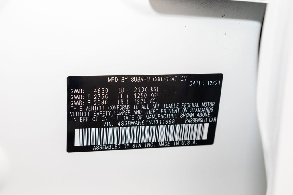 Used 2022 Subaru Legacy Limited image 28