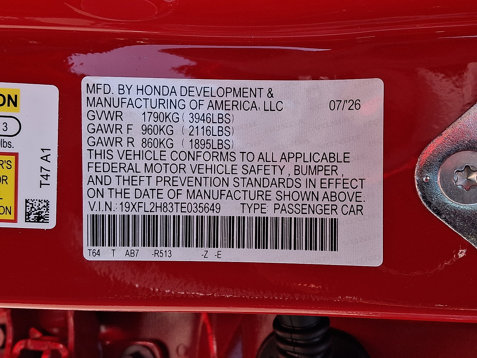 New 2026 Honda Civic Sport image 10
