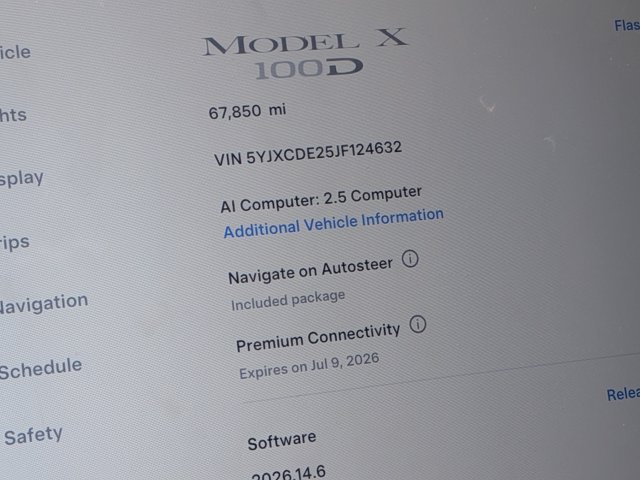 Used 2018 Tesla Model X 100D AWD/4WD image 8