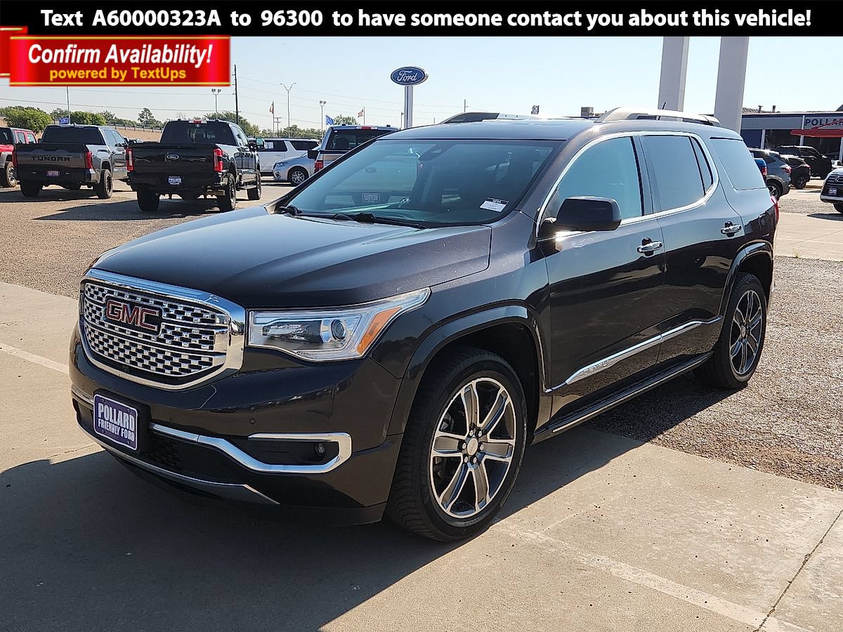 Used 2018 GMC Acadia Denali w/ Technology Package FWD image 1