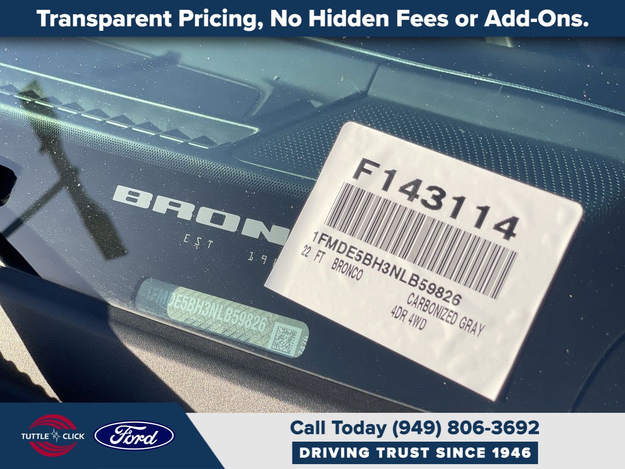 Certified 2022 Ford Bronco 4-Door AWD/4WD image 42
