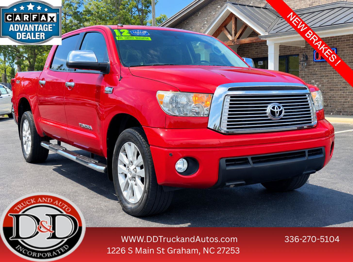 Used 2012 Toyota Tundra Limited w/ Memory Pkg
