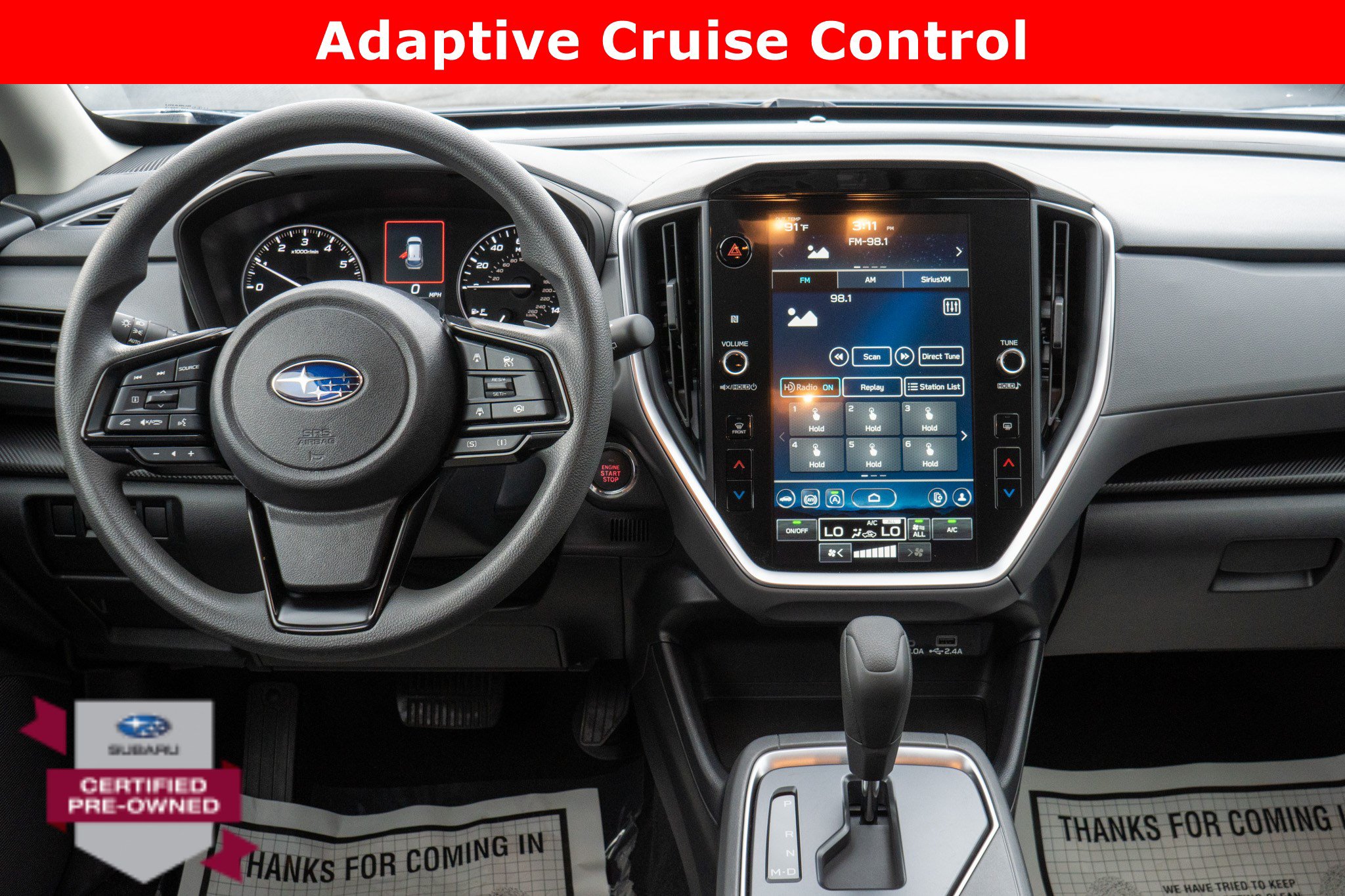 Certified 2024 Subaru Crosstrek 2.0i Premium w/ Popular Package #4 AWD/4WD image 13