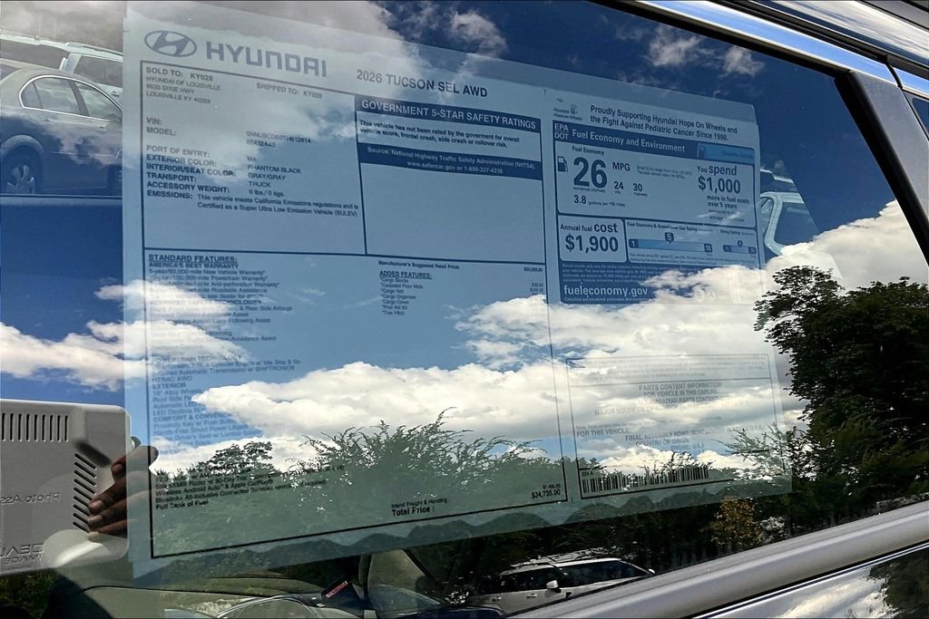New 2026 Hyundai Tucson SEL image 16