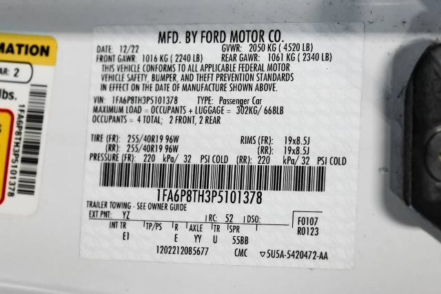 Used 2023 Ford Mustang Premium w/ Mustang Nite Pony Package RWD image 60