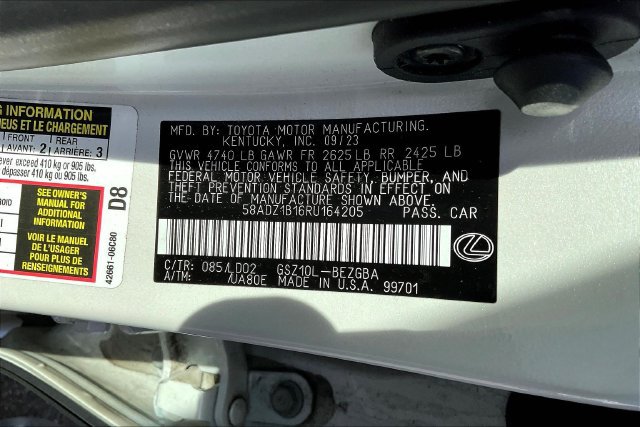 Certified 2024 Lexus ES 350 w/ Premium Package FWD image 3