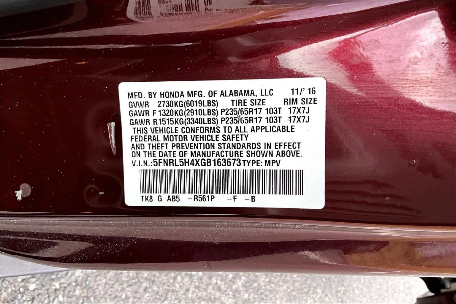 Used 2016 Honda Odyssey EX image 35