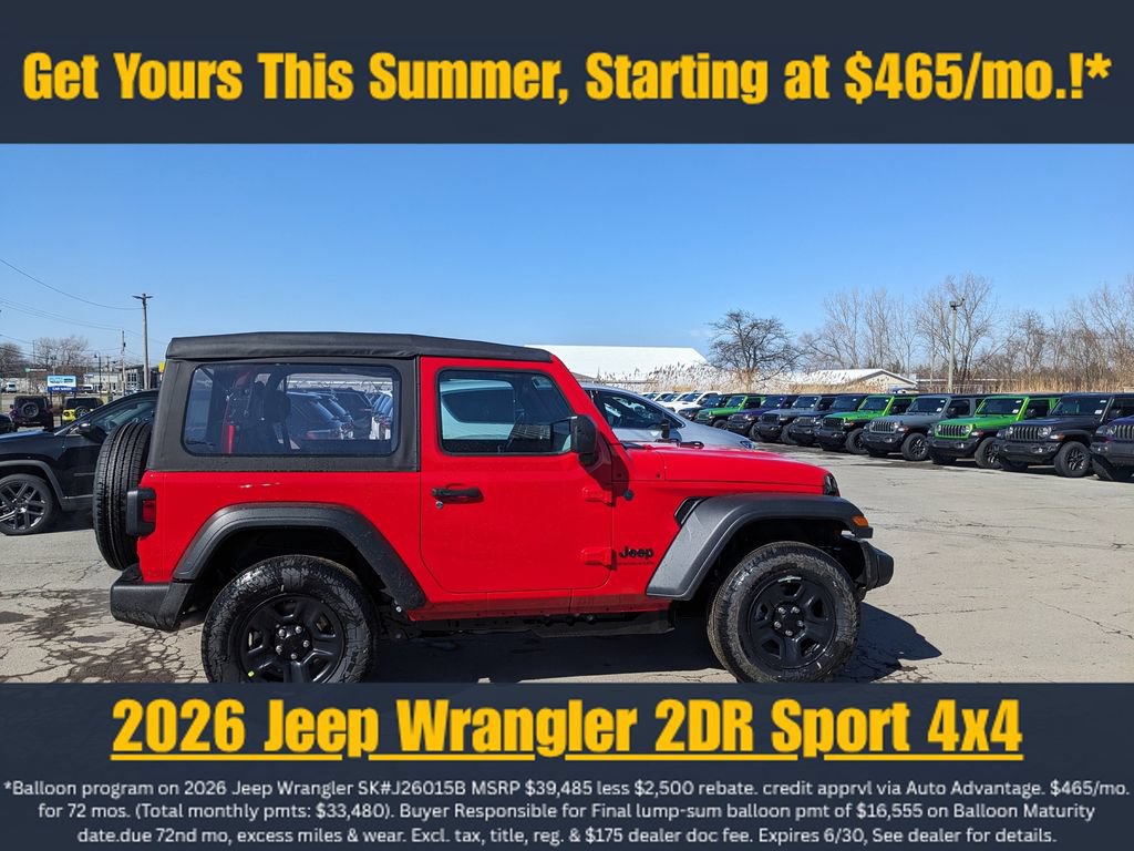 New 2026 Jeep Wrangler Sport AWD/4WD image 2