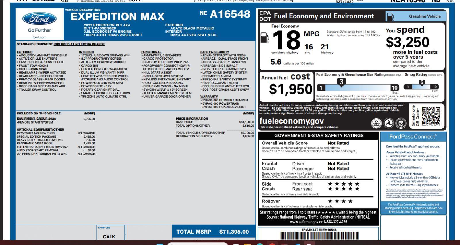 Used 2022 Ford Expedition Max XLT image 4
