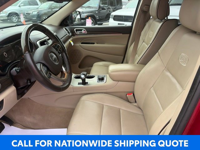 Used 2014 Jeep Grand Cherokee Overland w/ Advanced Technology Group AWD/4WD image 8