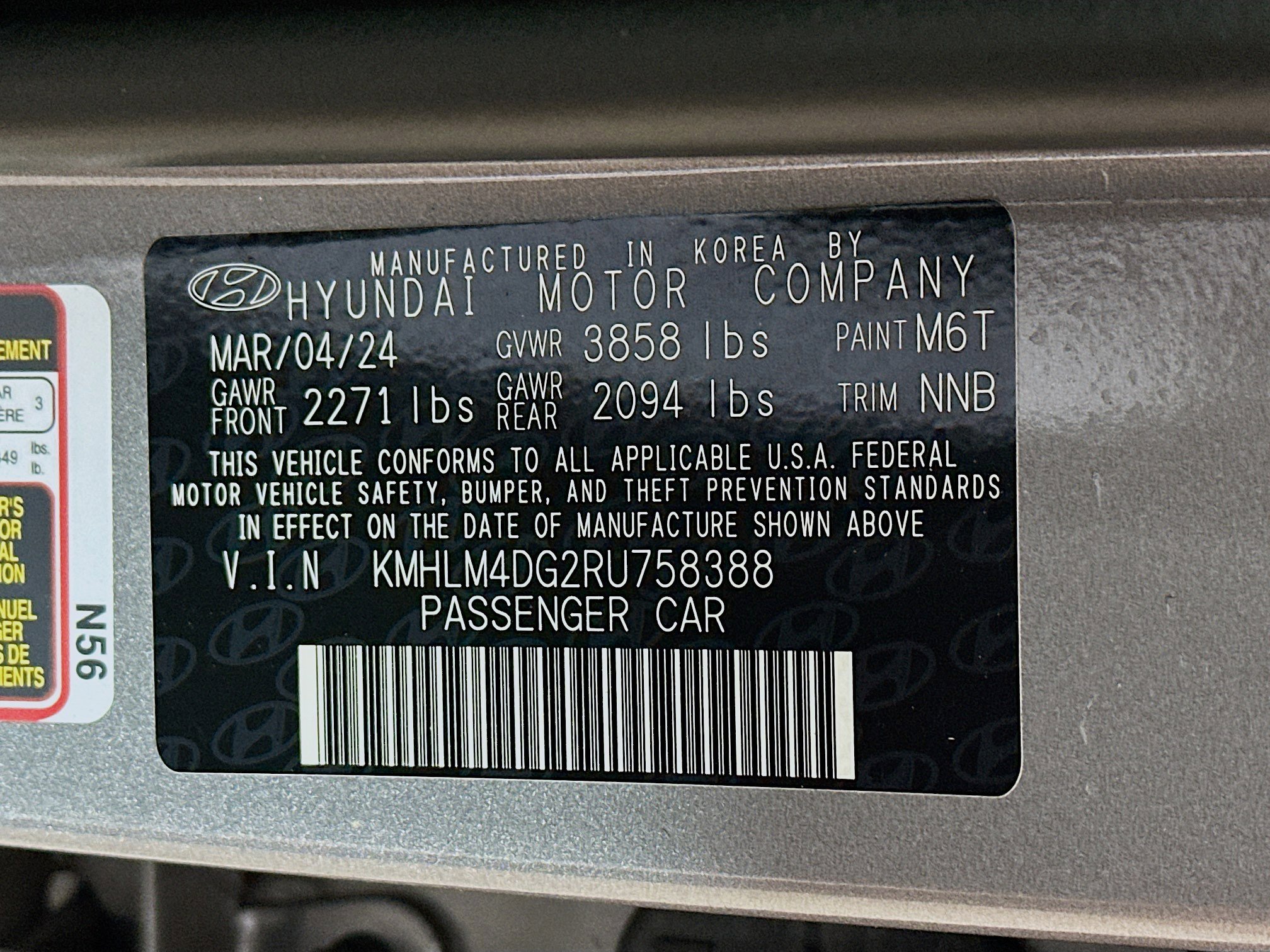 Used 2024 Hyundai Elantra SEL image 30