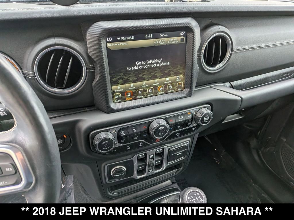 Used 2018 Jeep Wrangler Unlimited Sahara AWD/4WD image 23