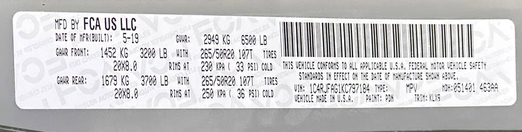 Used 2019 Jeep Grand Cherokee Altitude image 55