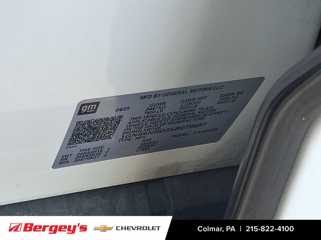 Certified 2025 Chevrolet Tahoe LT AWD/4WD image 30