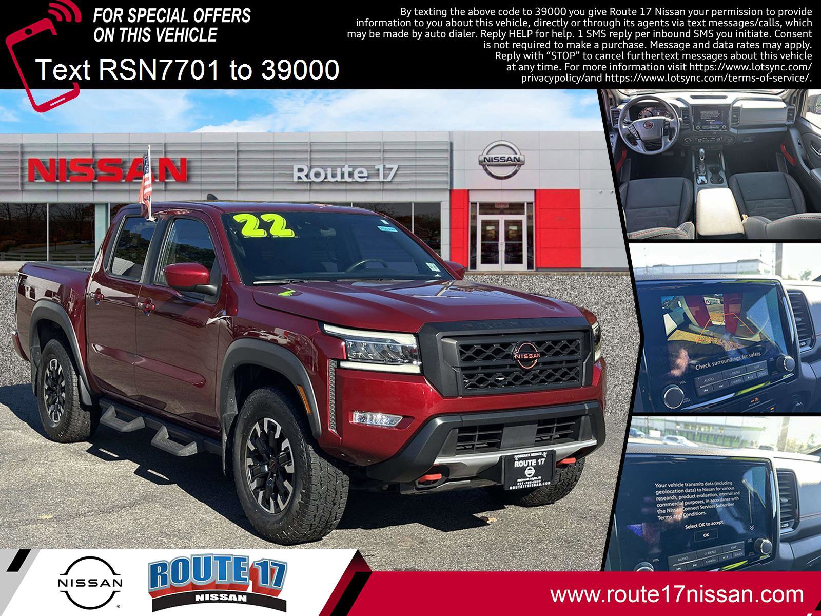 Used 2022 Nissan Frontier PRO-4X w/ Off-Road Protection Package