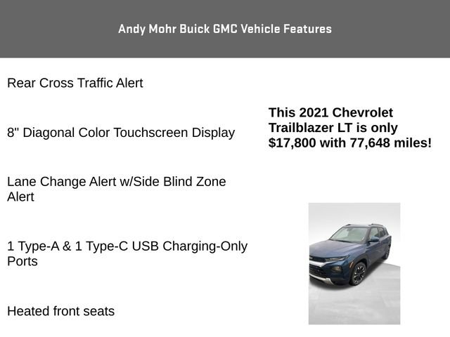 Used 2021 Chevrolet TrailBlazer LT w/ Convenience Package AWD/4WD image 14
