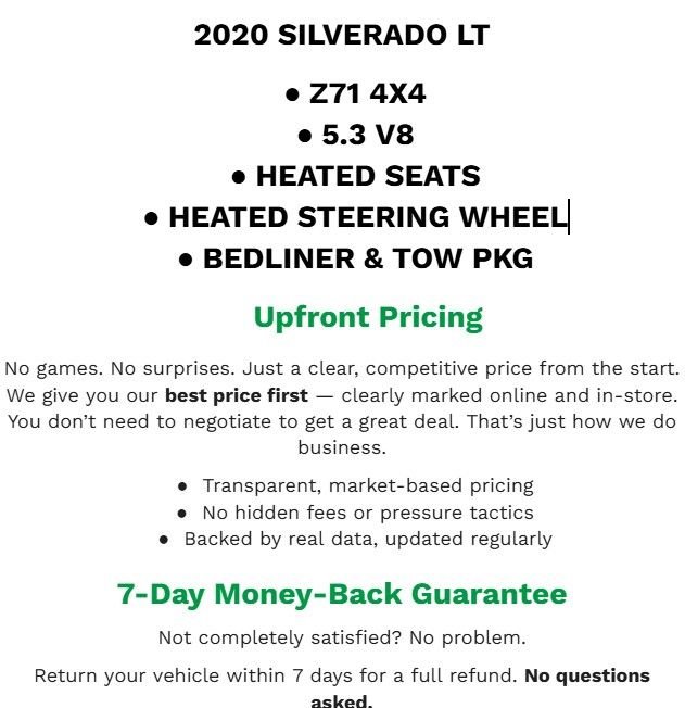 Used 2020 Chevrolet Silverado 1500 LT w/ All-Star Edition AWD/4WD image 2