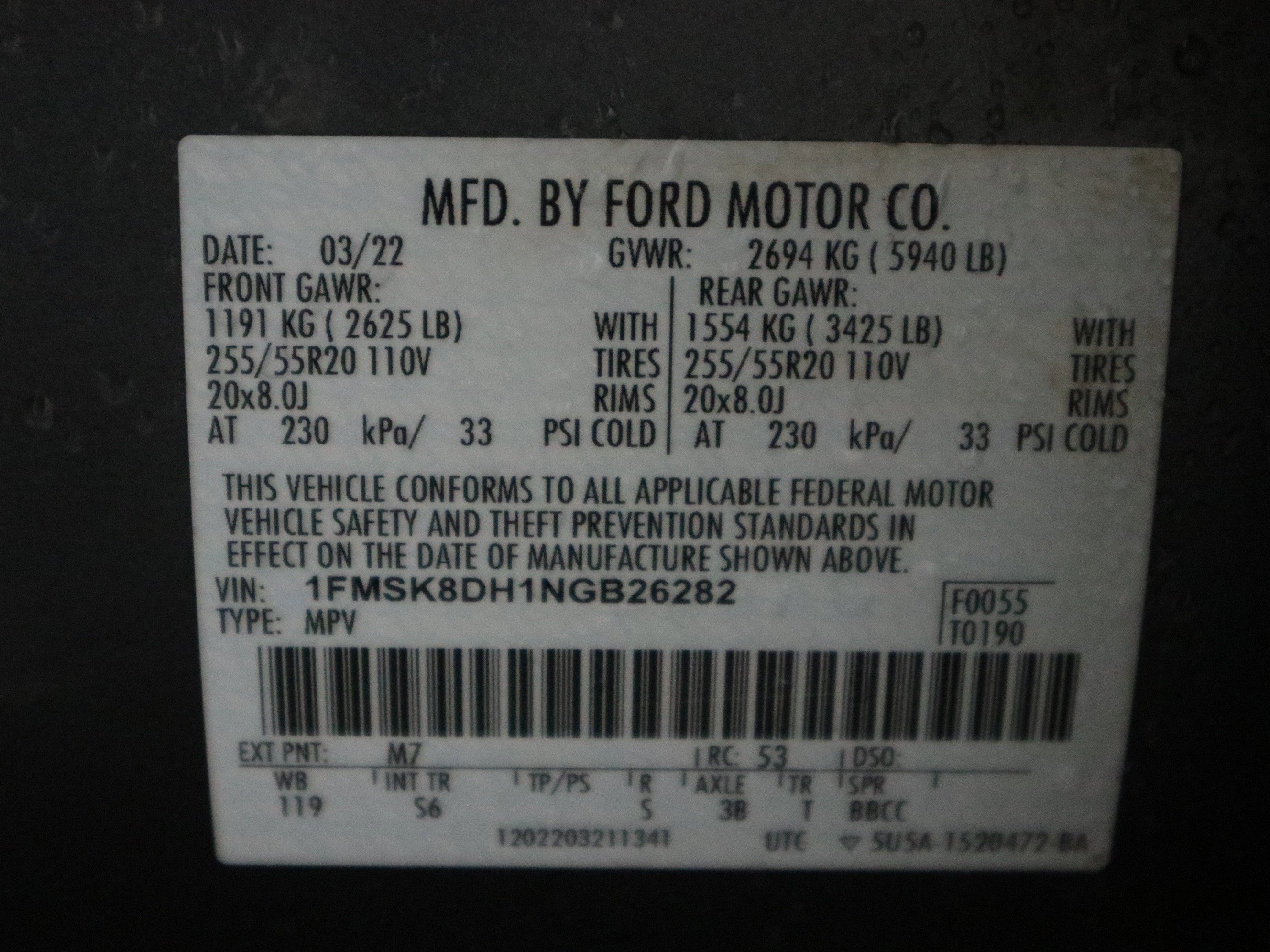 Used 2022 Ford Explorer XLT w/ Equipment Group 202A image 33