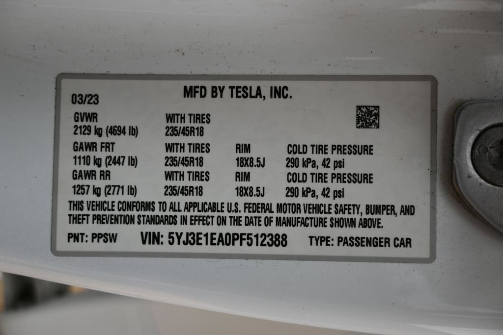 Used 2023 Tesla Model 3 Standard Range RWD image 43