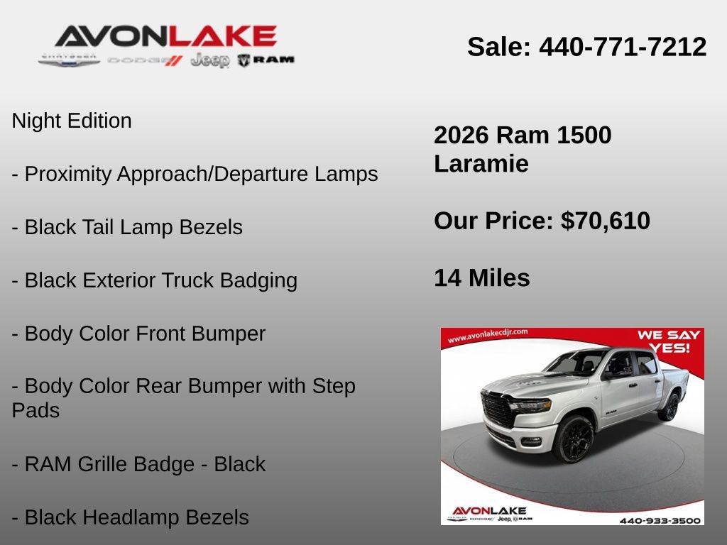 New 2026 RAM 1500 Laramie w/ Night Edition image 18