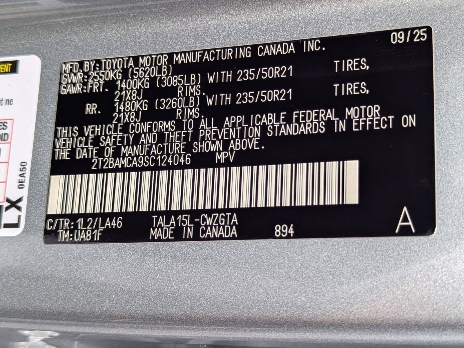 New 2025 Lexus RX 350 w/ Luxury Package image 21