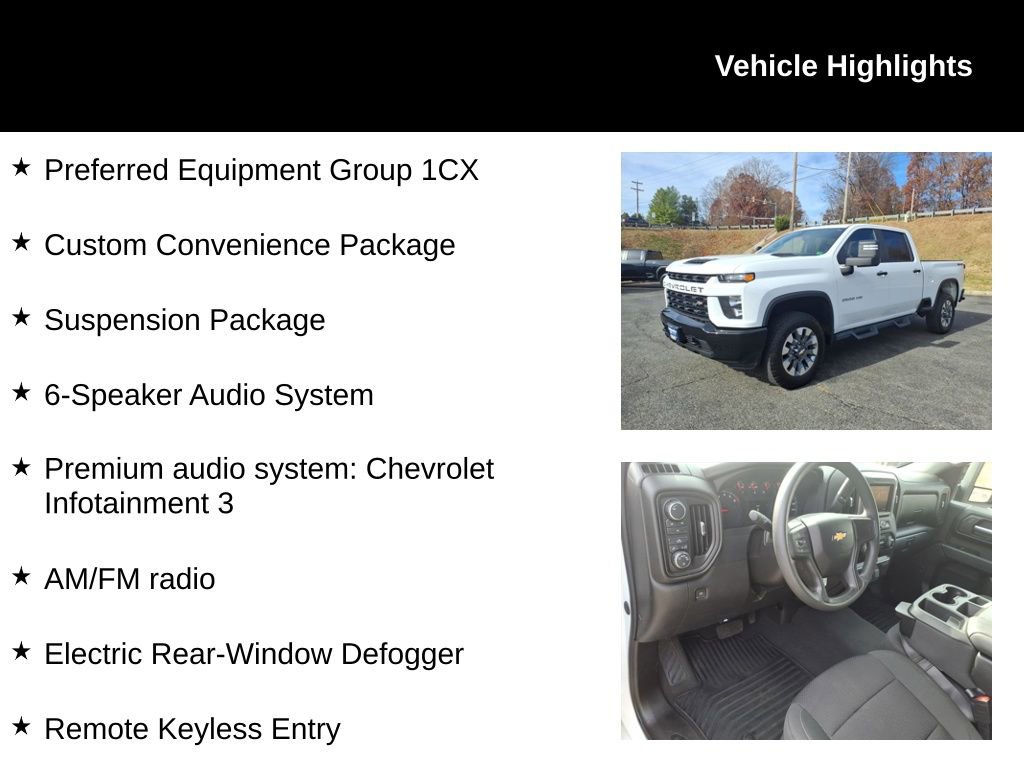 Used 2023 Chevrolet Silverado 2500 Custom w/ Custom Convenience Package image 7