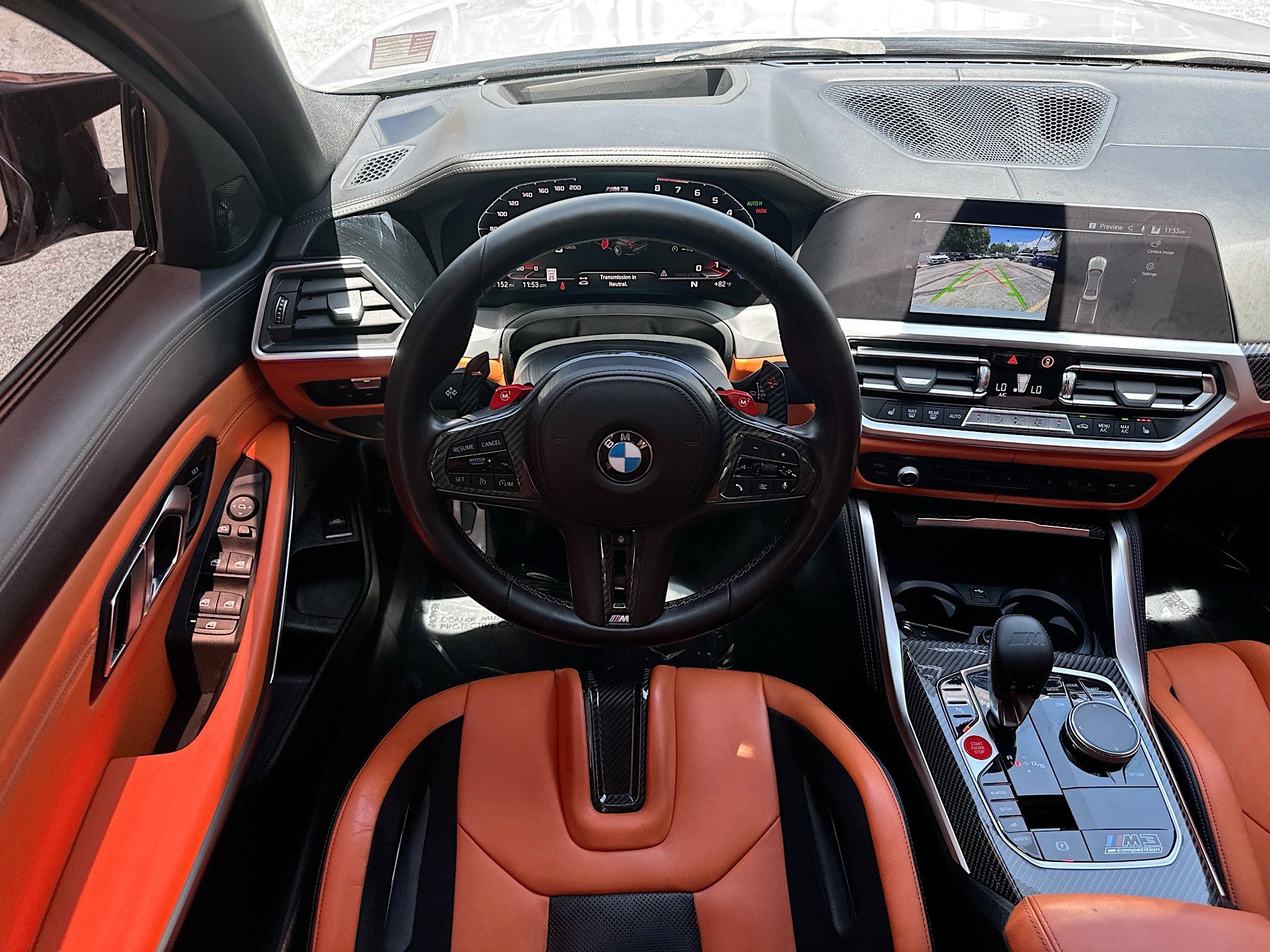 Used 2022 BMW M3 Competition w/ M Carbon Exterior Package RWD image 23