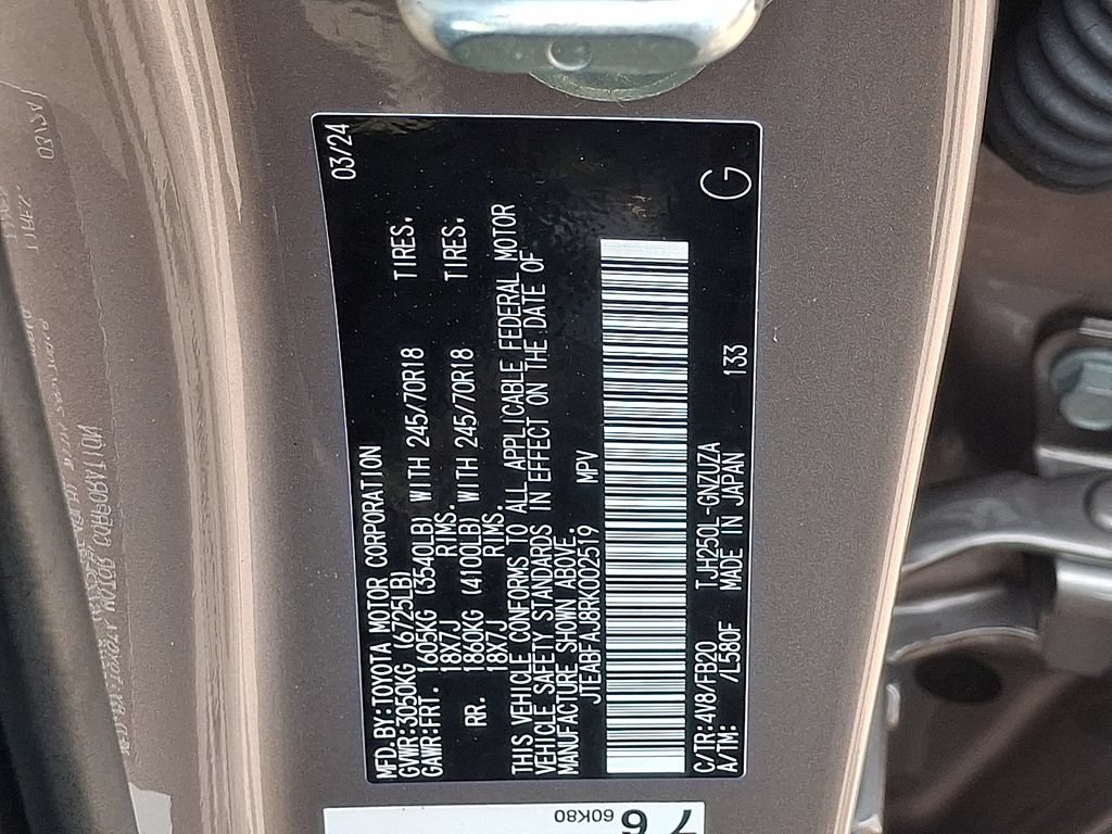 Used 2024 Toyota Land Cruiser 1958 AWD/4WD image 29