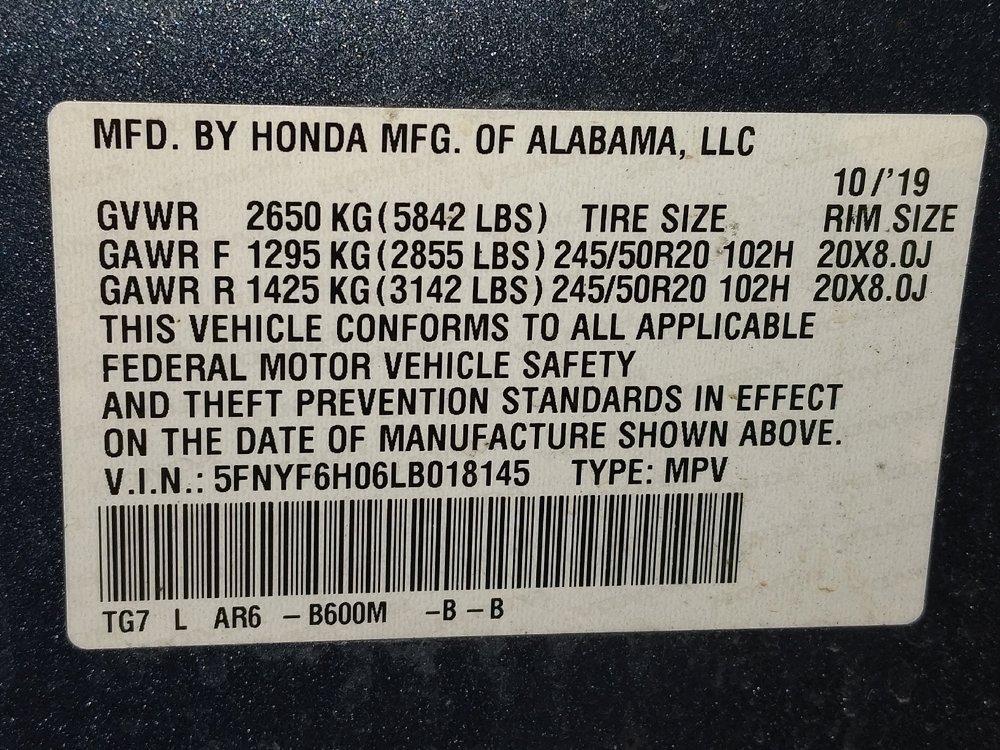 Used 2020 Honda Pilot Elite image 33