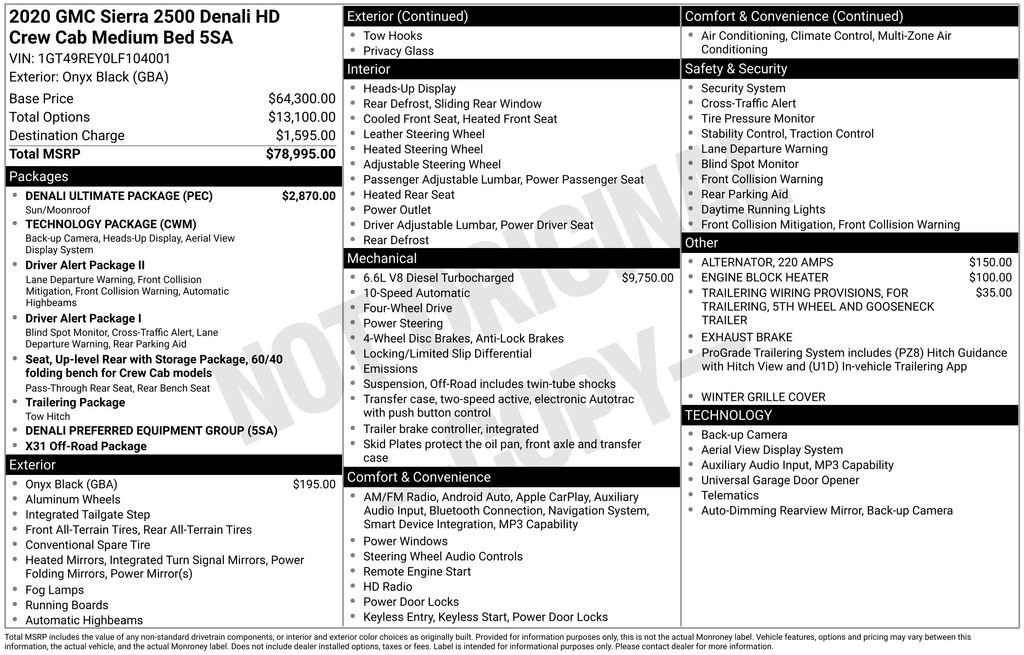 Used 2020 GMC Sierra 2500 Denali w/ Denali Ultimate Package image 11