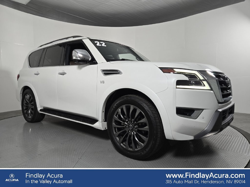 Used 2022 Nissan Armada Platinum w/ Captain's Chairs Package