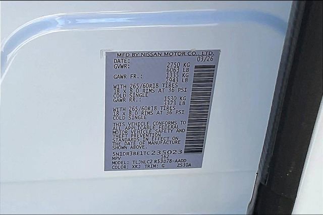 New 2026 Nissan Pathfinder Rock Creek image 8