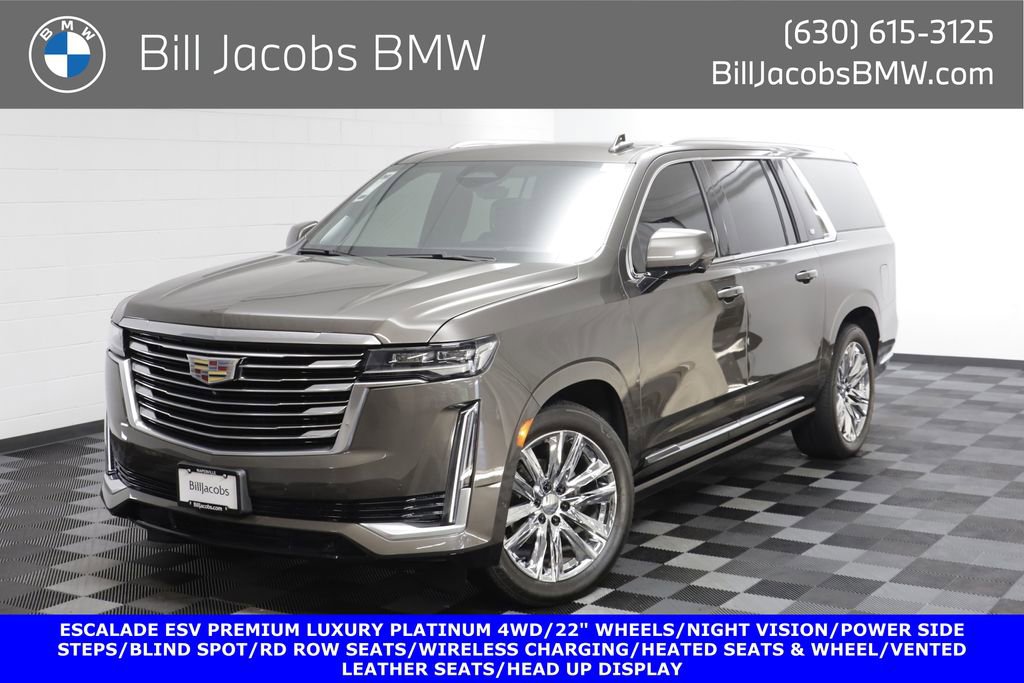 Used 2021 Cadillac Escalade ESV Premium Luxury Platinum AWD/4WD image 1