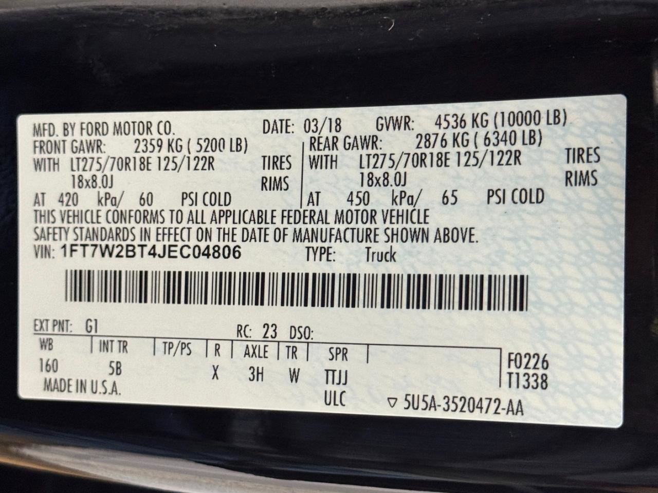 Used 2018 Ford F250 Lariat w/ FX4 Off-Road Package AWD/4WD image 65