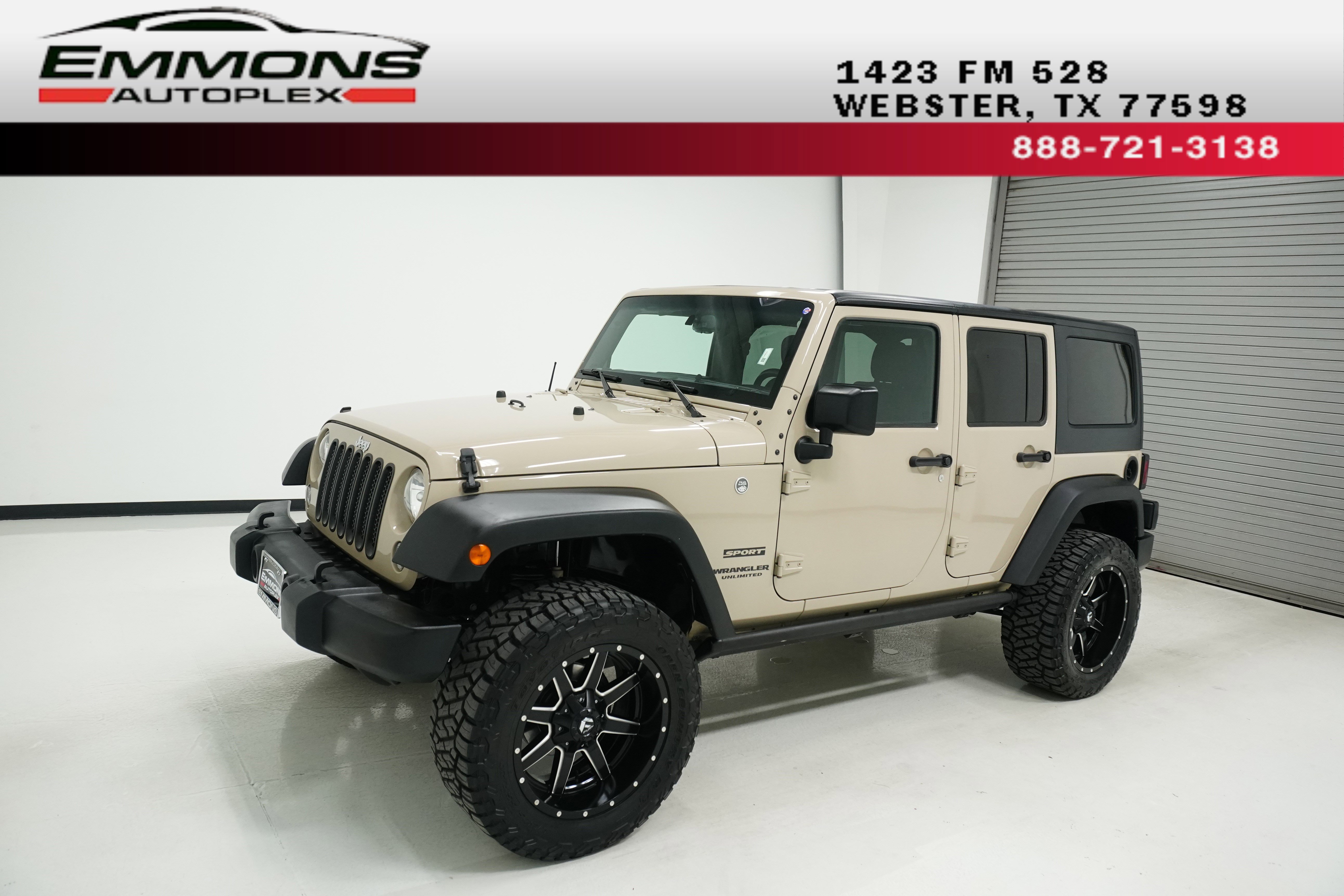 Used 2016 Jeep Wrangler Unlimited Sport w/ Quick Order Package 24S