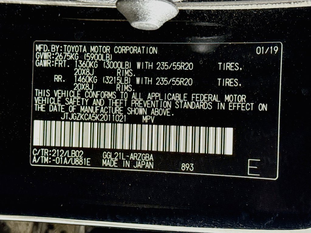 Used 2019 Lexus RX 350L FWD image 34