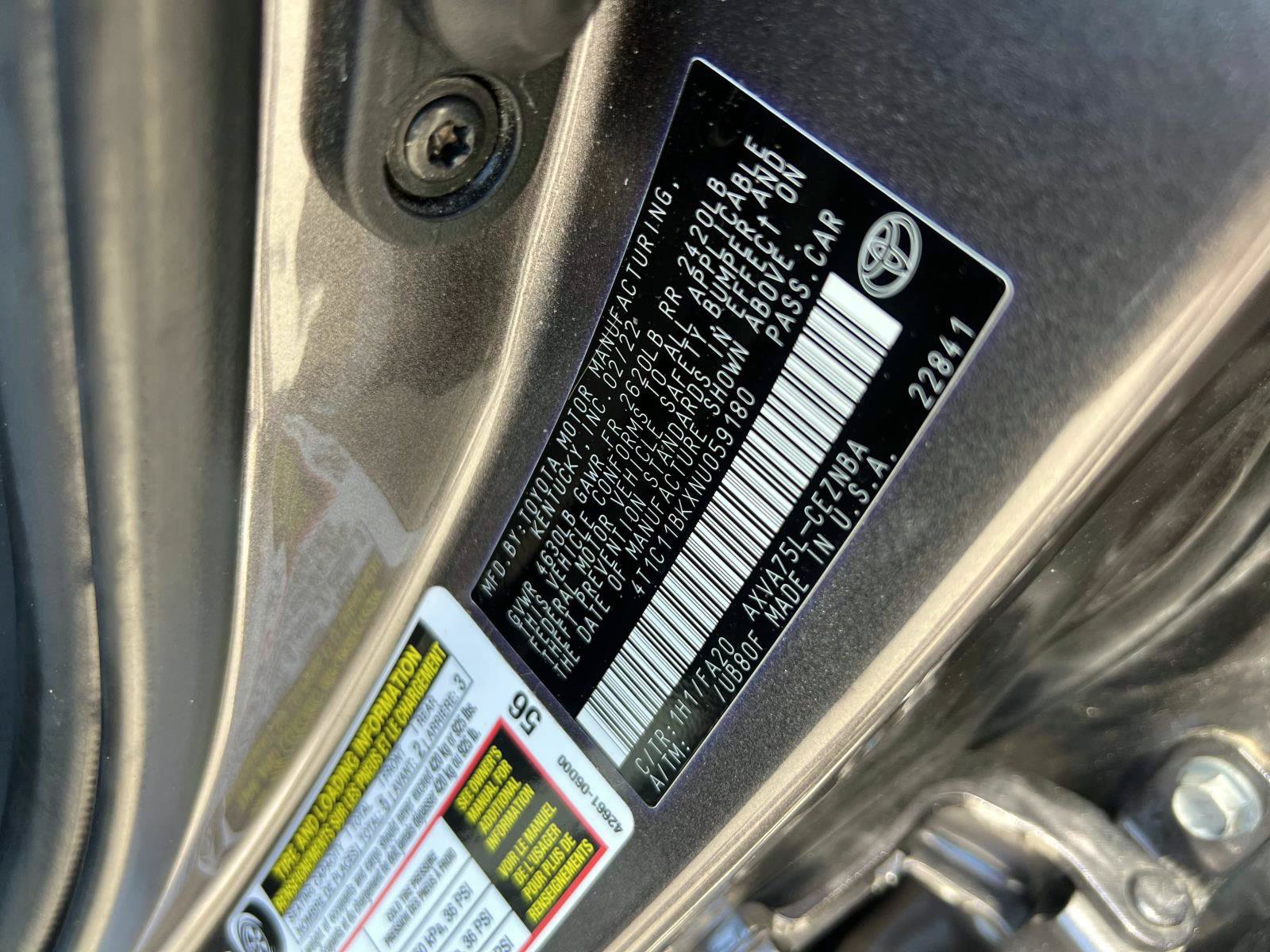 Used 2022 Toyota Camry LE AWD/4WD image 18
