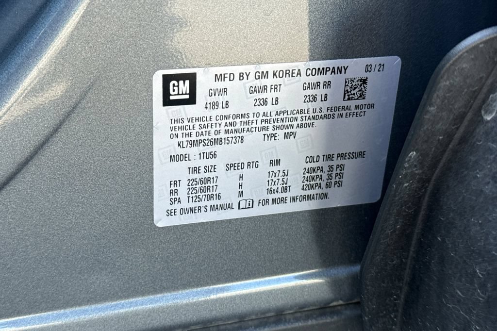 Used 2021 Chevrolet TrailBlazer LT FWD image 39
