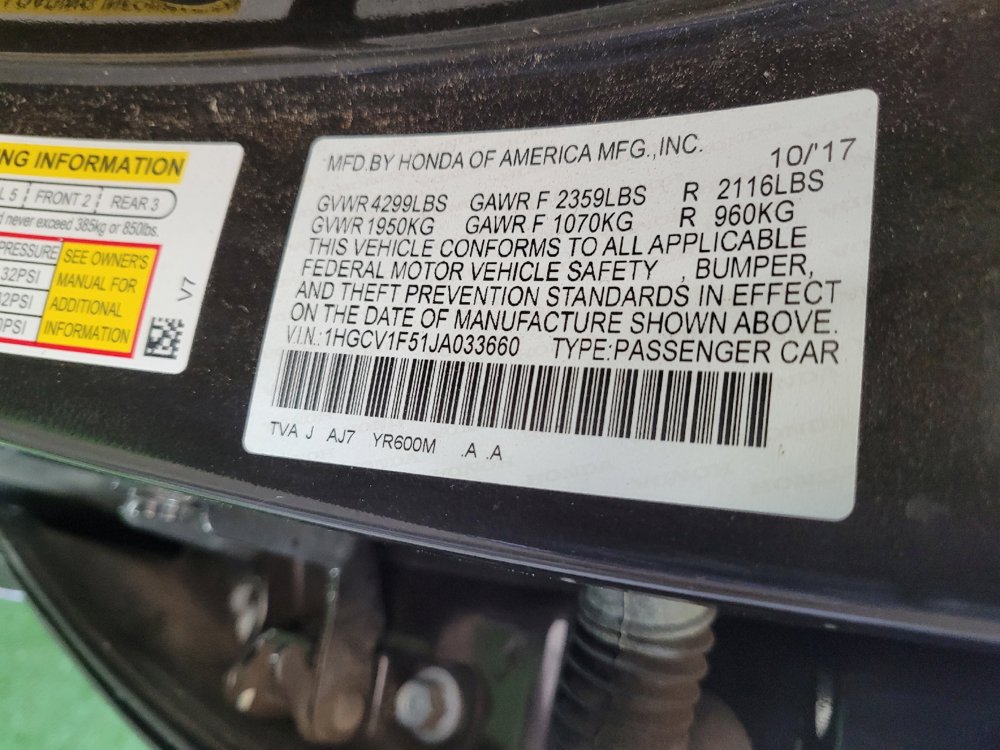 Used 2018 Honda Accord EX-L image 33