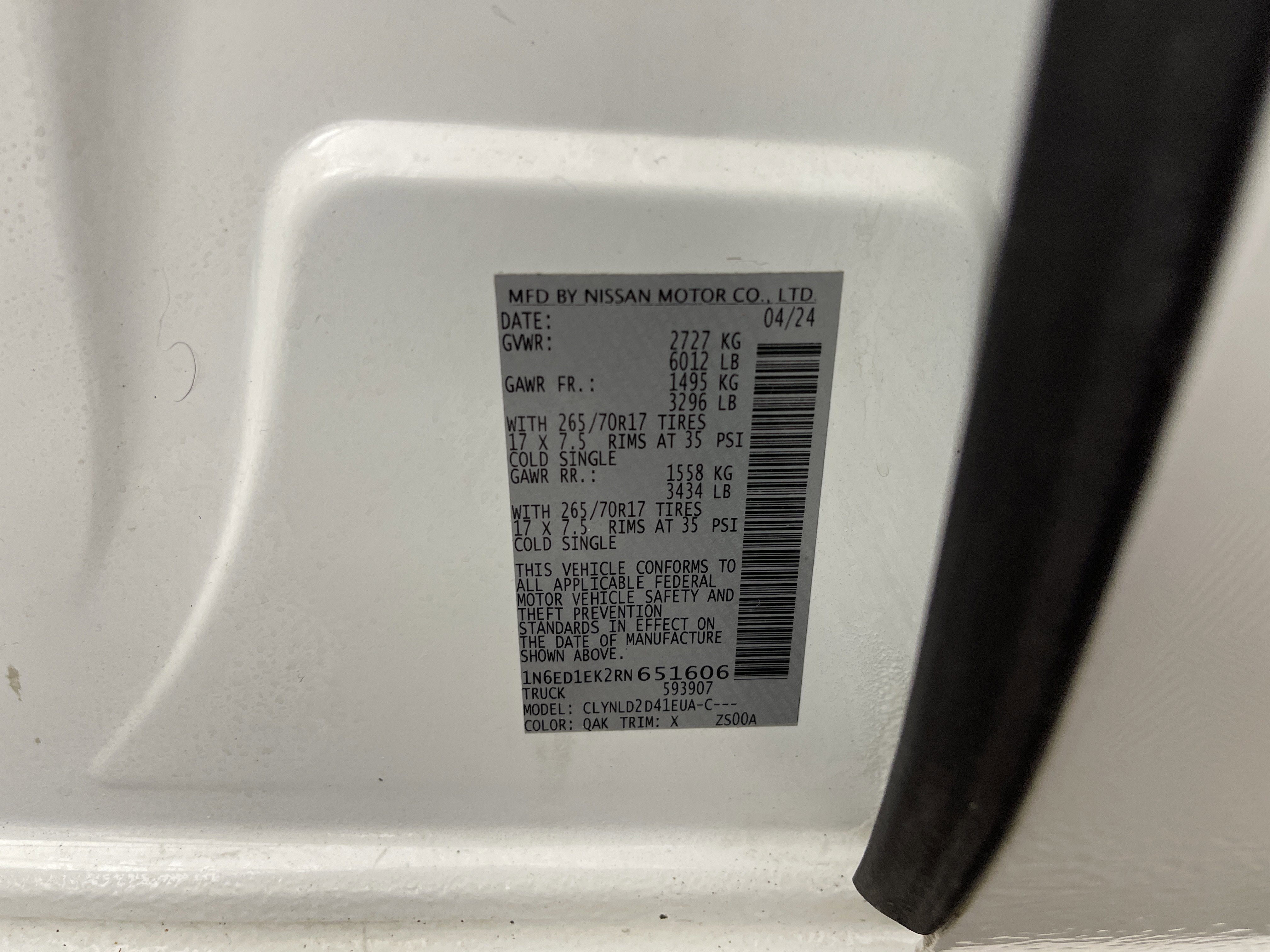 Used 2024 Nissan Frontier PRO-4X w/ Pro Convenience Package image 28